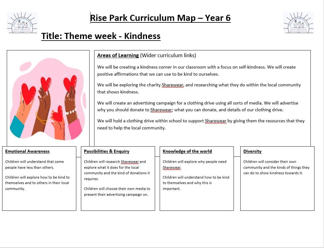 Year 6 Theme Week 1